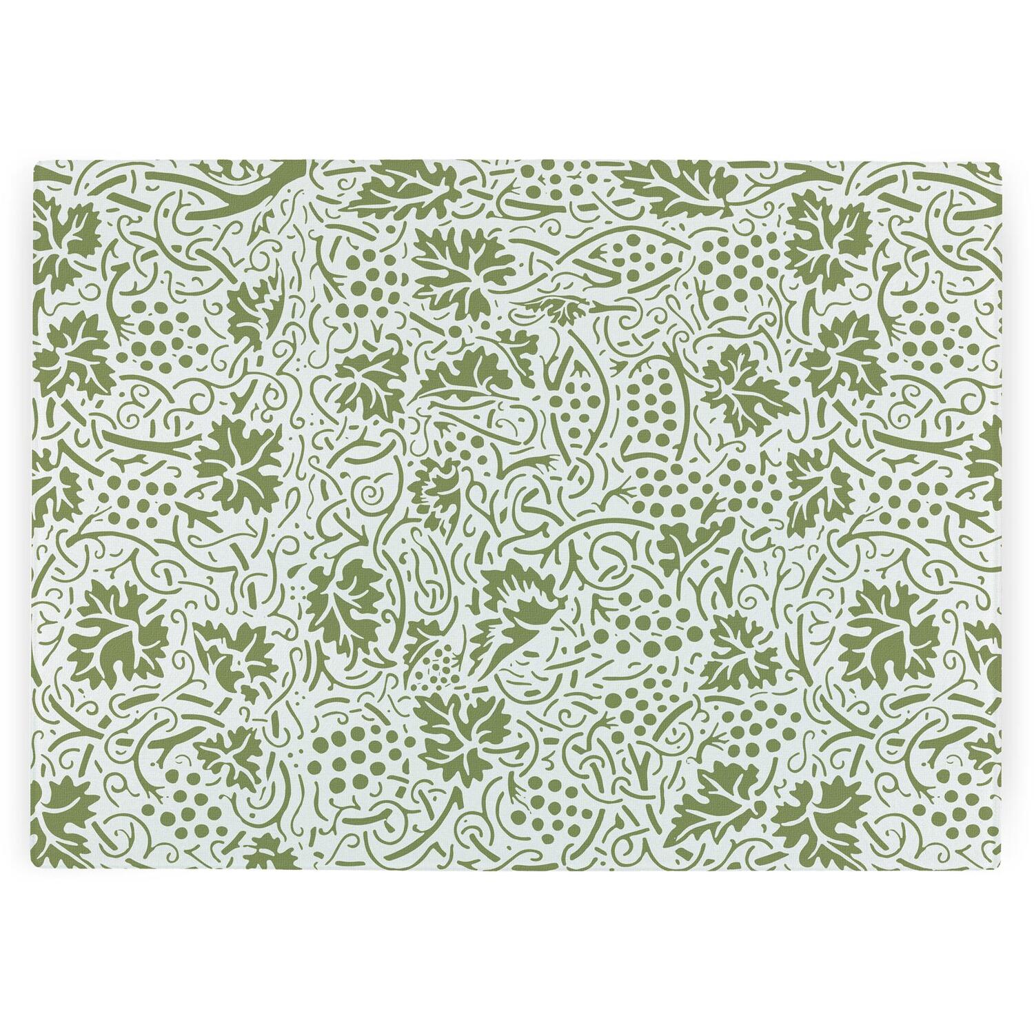 Image of Green Oak Leaves & Berries Worktop&hellip;