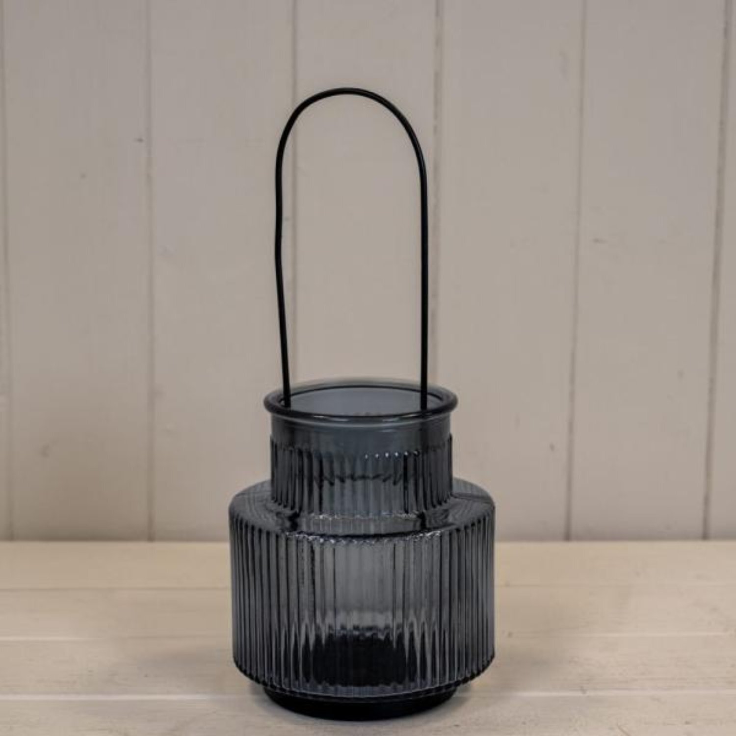 Kdmd Cool Grey Large Candle Holder With Handle - Grey - Image 1