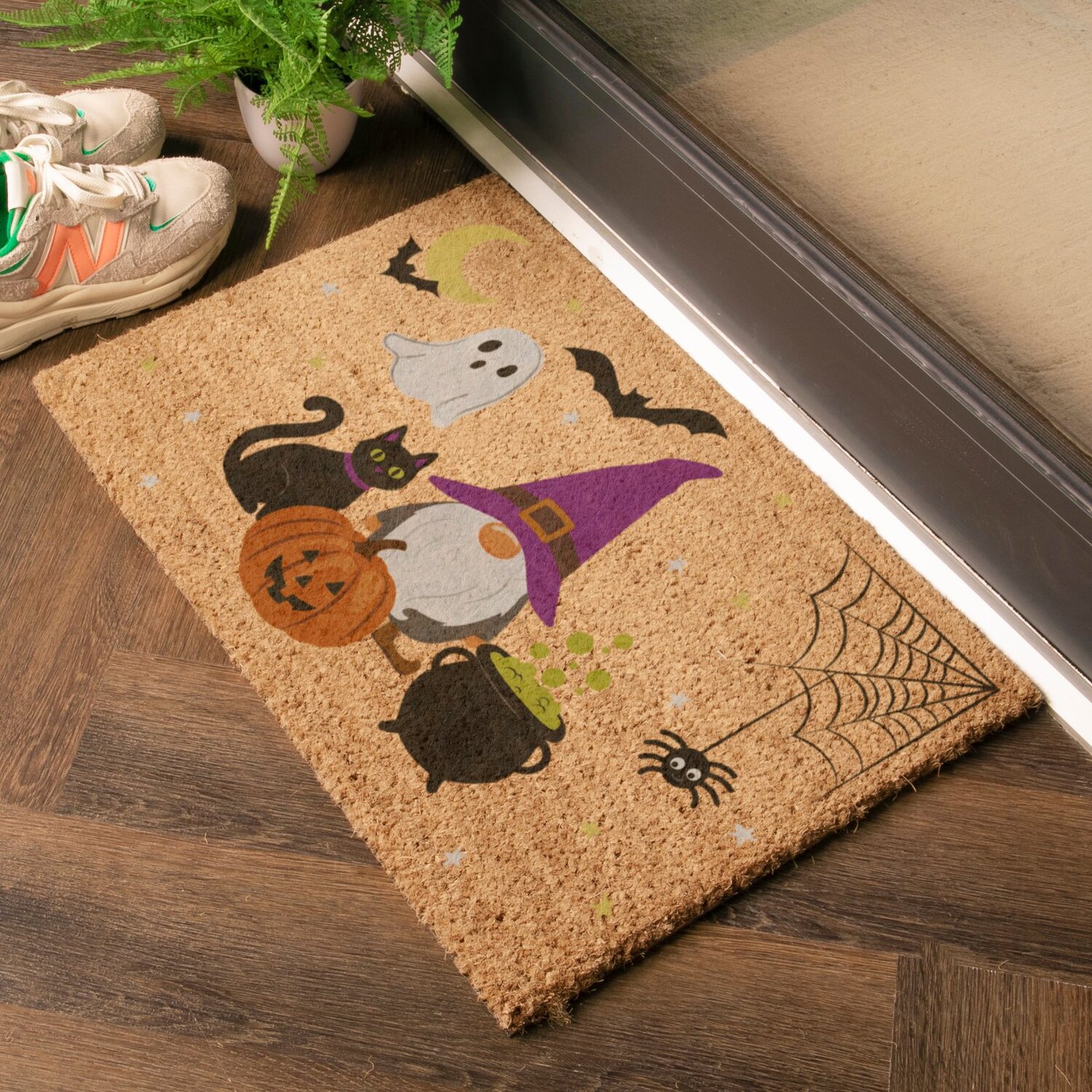 Artsy Mats Halloween Icons Doormat (60X40cm) - Brown