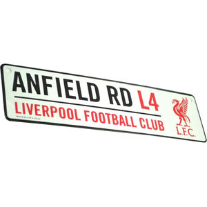 Liverpool FC Official Football 3D Embossed Metal Hanging Street Sign
