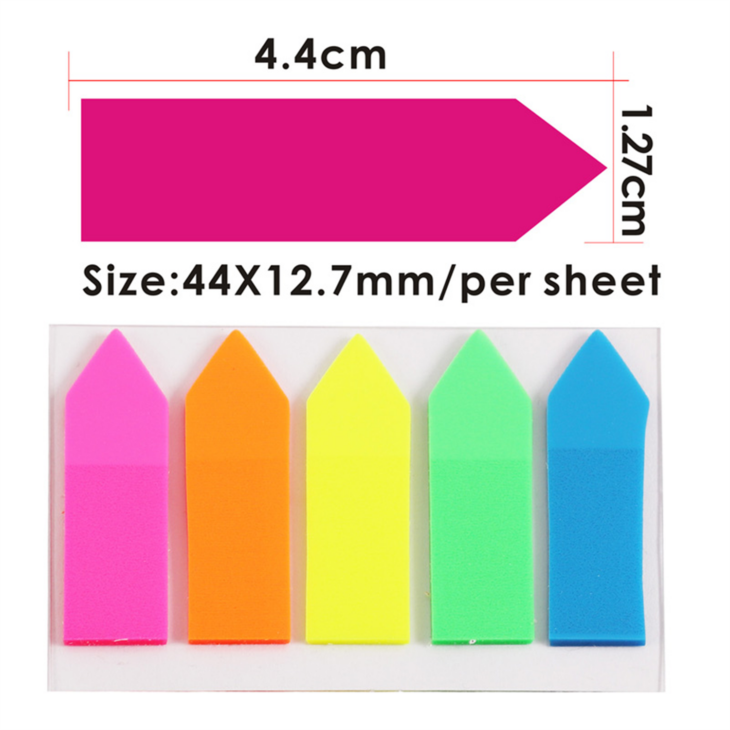  - Pack Of 125 Assorted Colour Page MarkersIndex Sticky Notes - Image 3