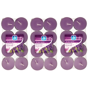 Pack of 48 Soothing Lavender Tea Lights