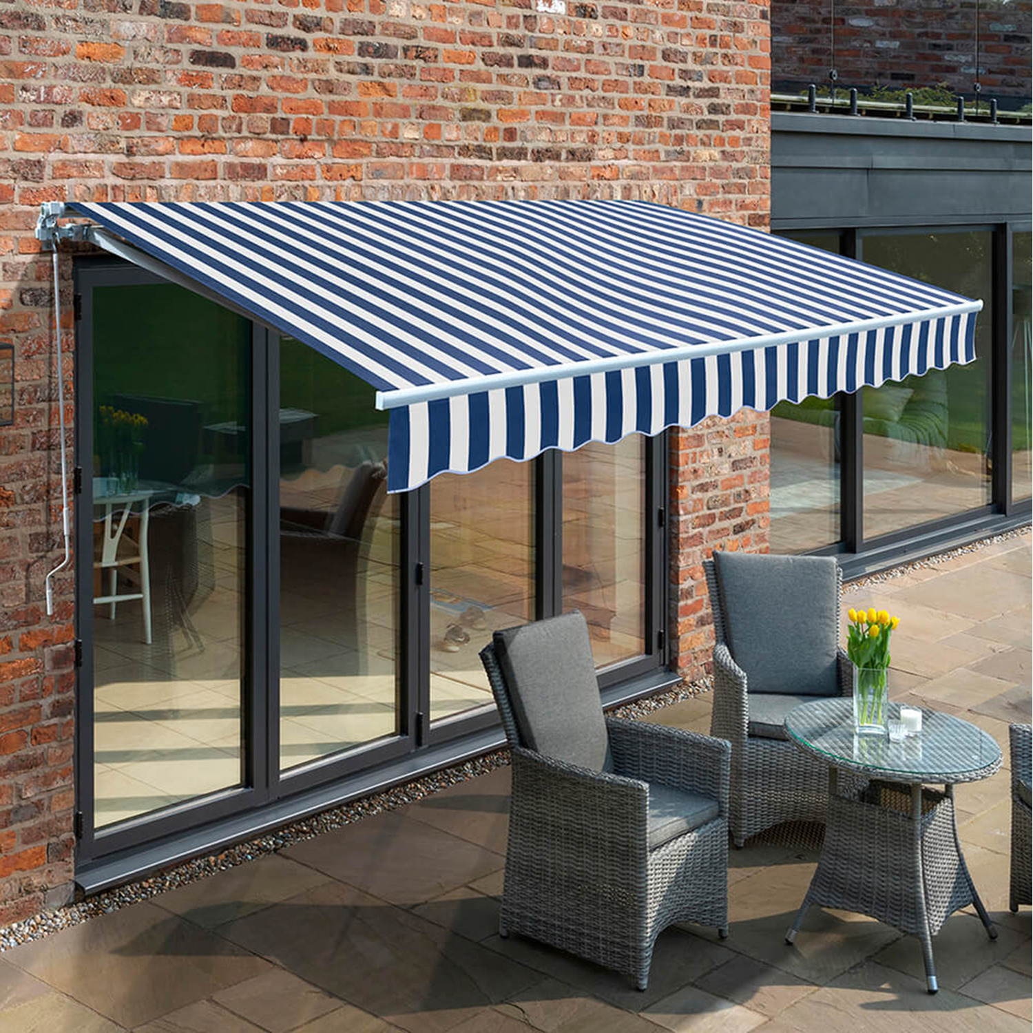 Image of 3m x 2.5m Retractable Manual Awning&hellip;