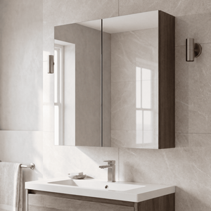 Balterley 600 Mirror Cab-50/50 Split ( Deep) - 180mm - Solace Oak