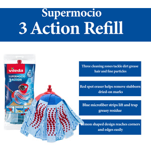 Vileda SuperMocio 3 Action Mop Refill Head