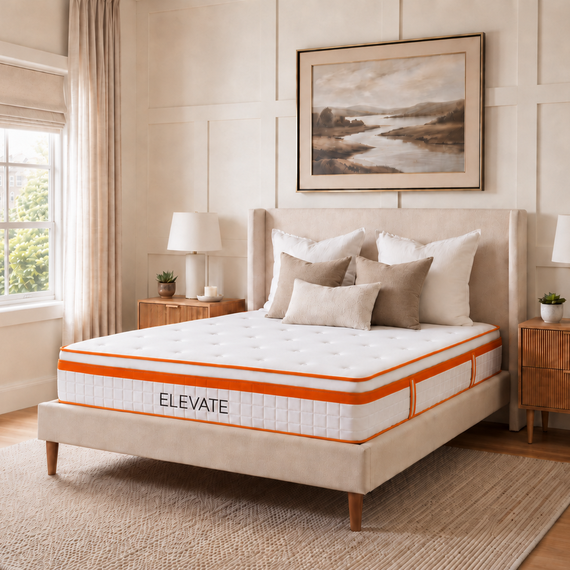 Elevate Your Sleep 25CM Deep Pocket Spring Hybrid Mattress