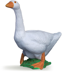 PAPO Farmyard Friends White Goose Toy Figure - 51061