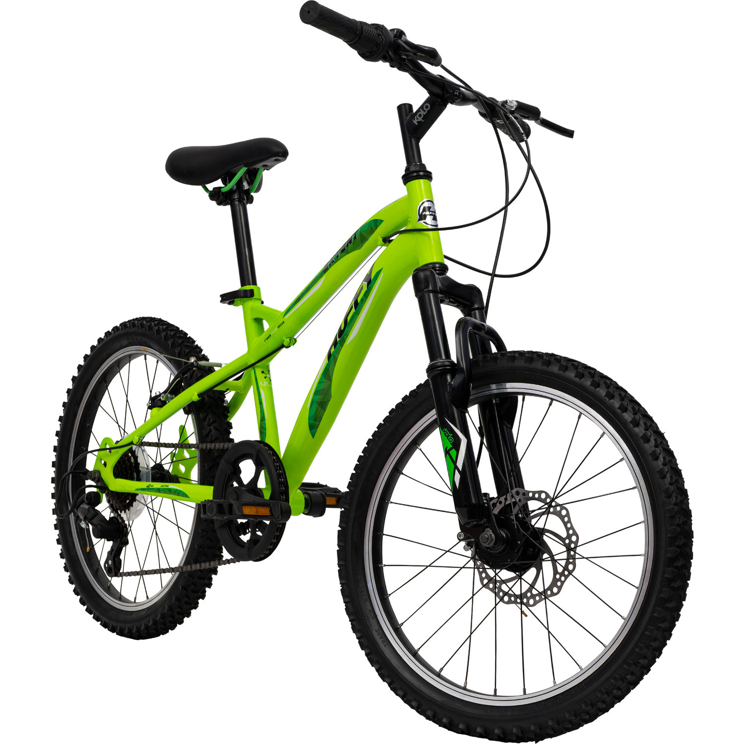 Huffy Extent 20349W Green Anti-Freeze 20 Inch Kids Mountain Bike - Image 4