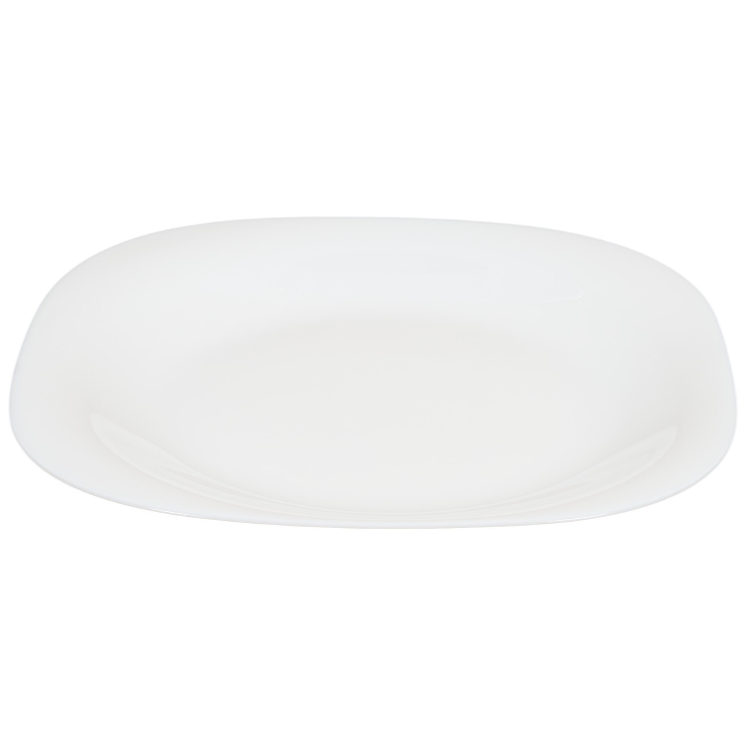 Wilko Plaza Dinner Plate in White Opal Glass for Everyday Dining - Image 2