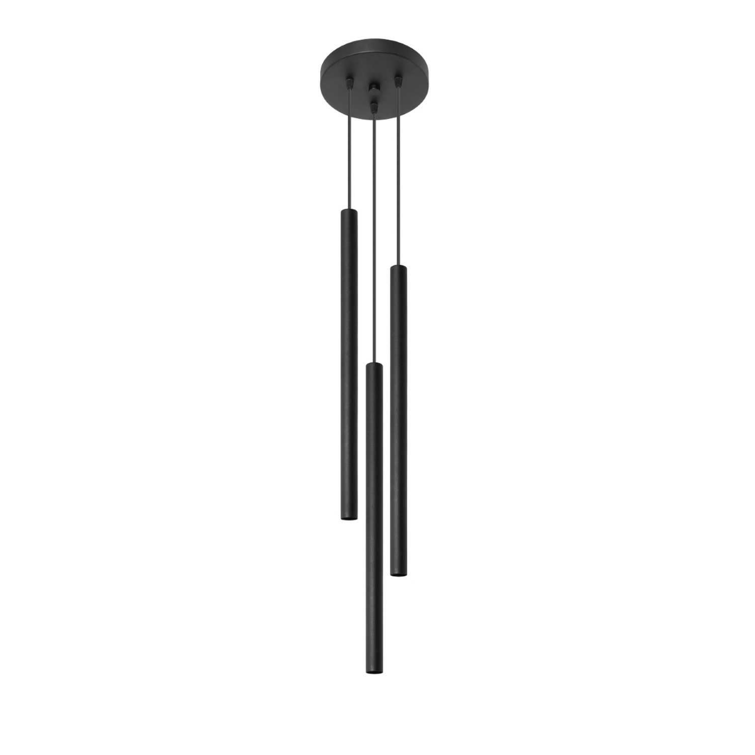 Sollux Lighting Pendant Lamp Pastelo 3 White - Black / 20Cm - Image 1