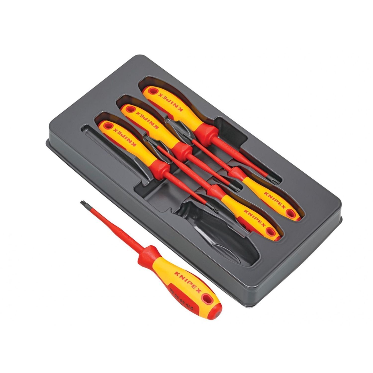 Knipex Vde Screwdriver Set, 6 Piece A - Multi Colour