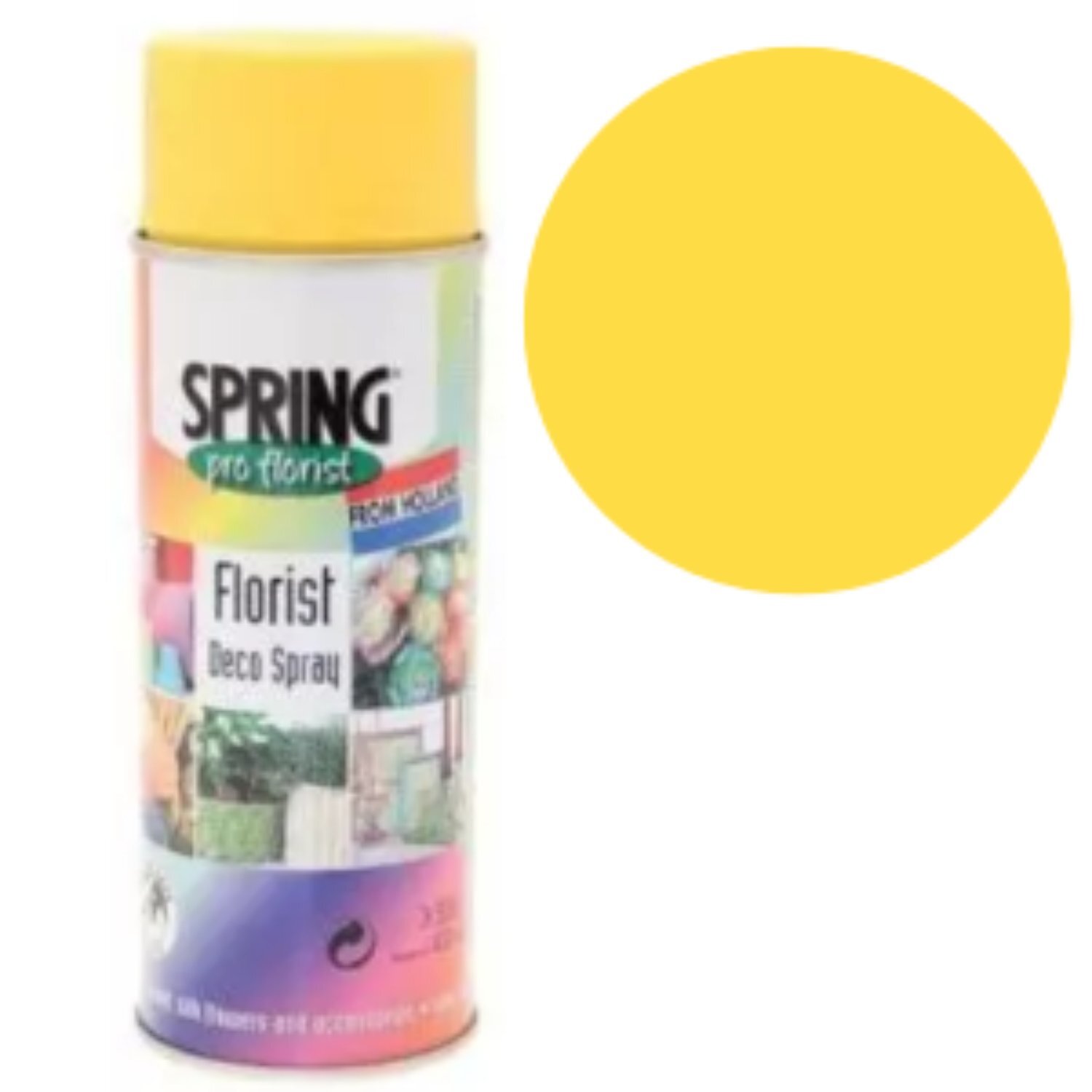 Kdmd Chrome Yellow Euro-Aerosols Spray Paint - Yellow