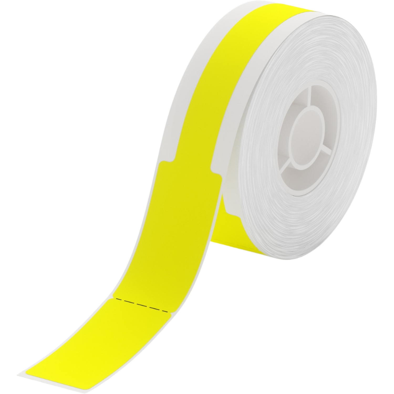 B&Q - D Range 12.5X74+35mm Yellow Cable Thermal LabelsRoll Of 60 - Image 2