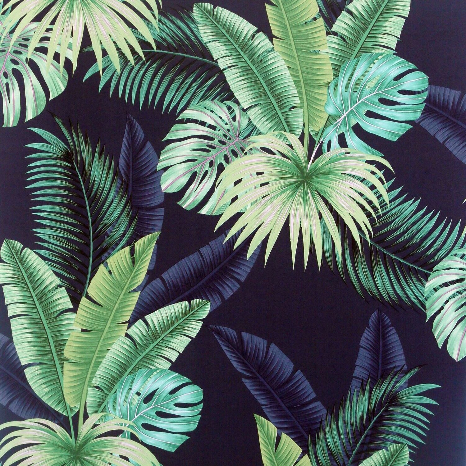 Arthouse Miami Tropics Navy Any Room Paste The Paper Bedroom Quality Wallpaper - Image 6