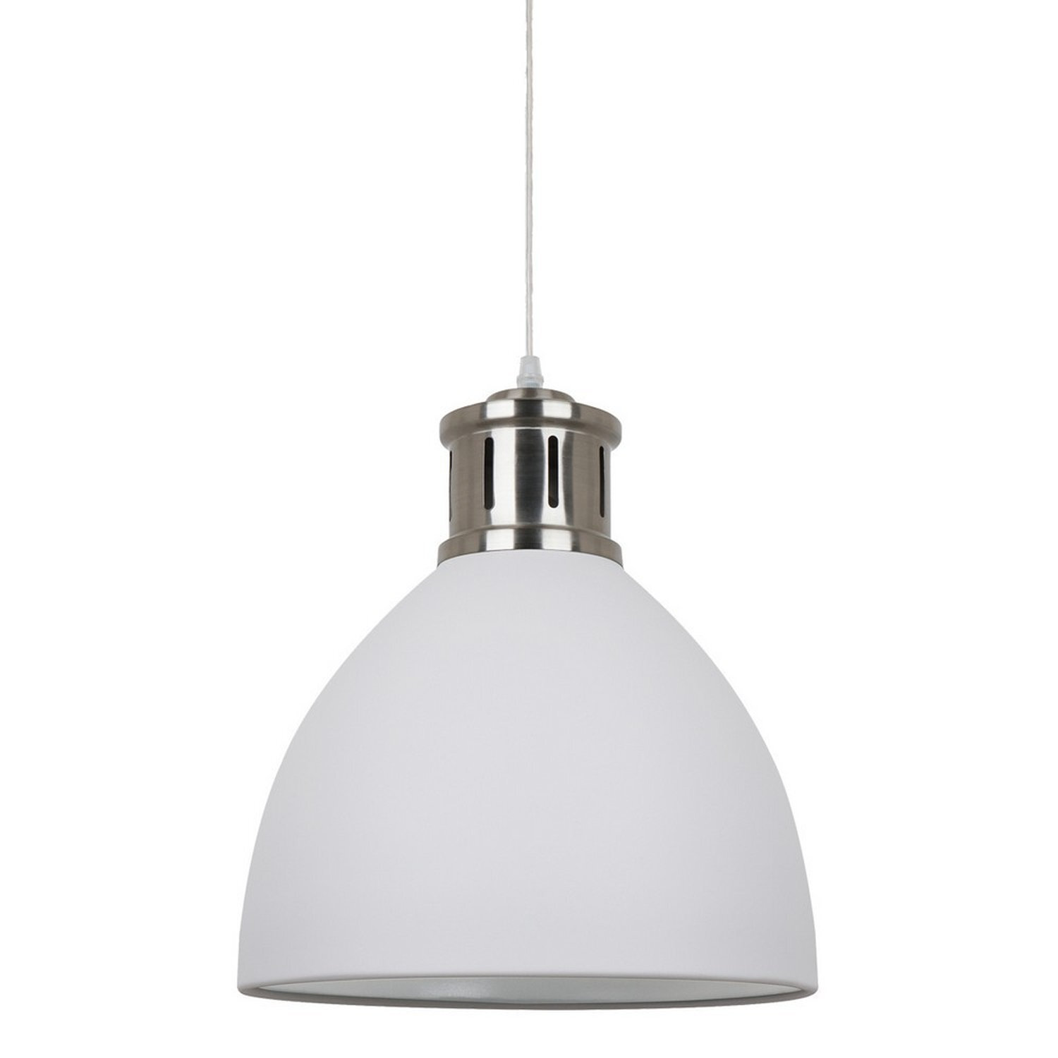 Italux Lighting Industrial Pendant Light White - White