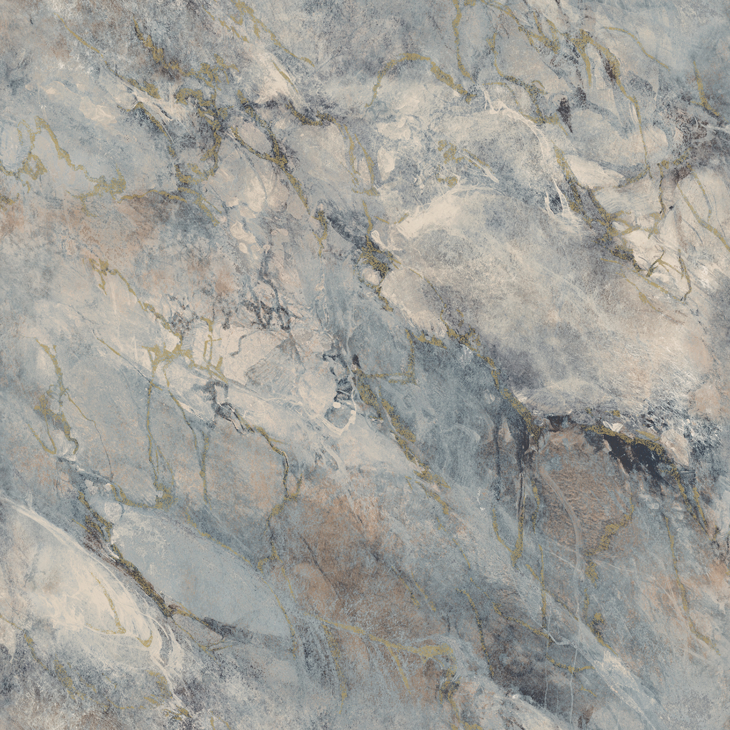 B&Q - Marble Wallpaper Blue  6164 - Image 4