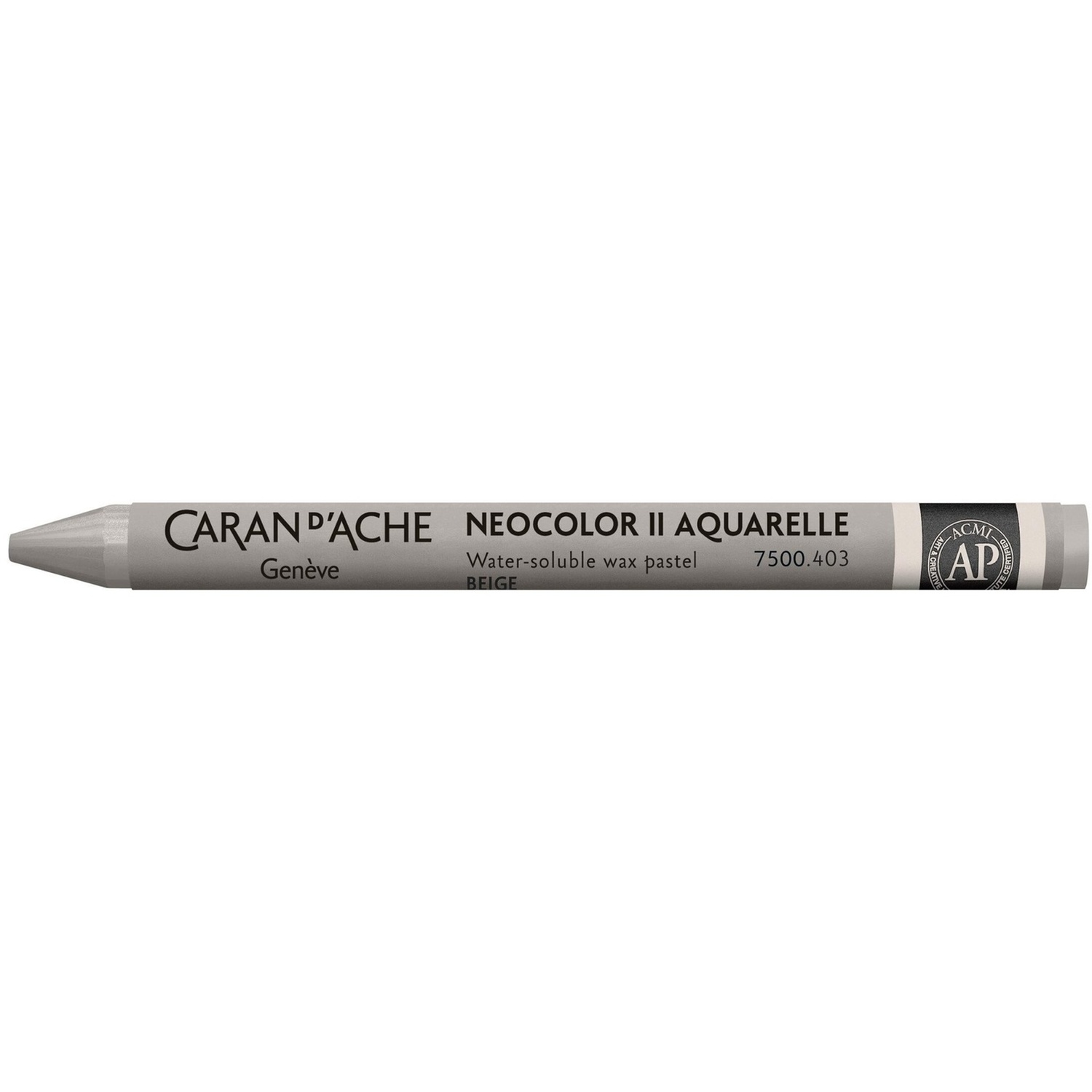 B&Q - Caran D'ache Neocolor Ii Water Soluble Wax PastelsArtist Crayon Colour(403 Beige) - Image 2