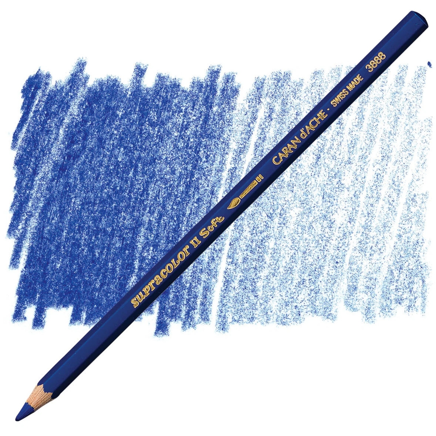 B&Q - Caran D'ache Supracolor Ii Ultramarine Blue Watersoluble Artist Aquarelle Colour PencilBleu Outremer 140 - Image 2