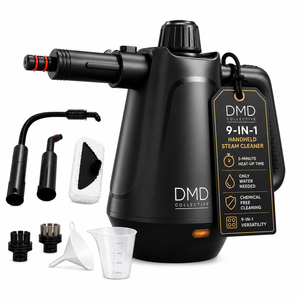 Handheld Steam Cleaner 9-Piece Kit for Kitchen, Bathroom and Car