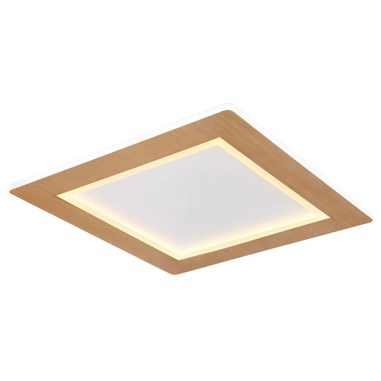 Netlighting Unisex White Clay Decorative Flush Ceiling Light Led 2700 6500K Size 30 - Image 1