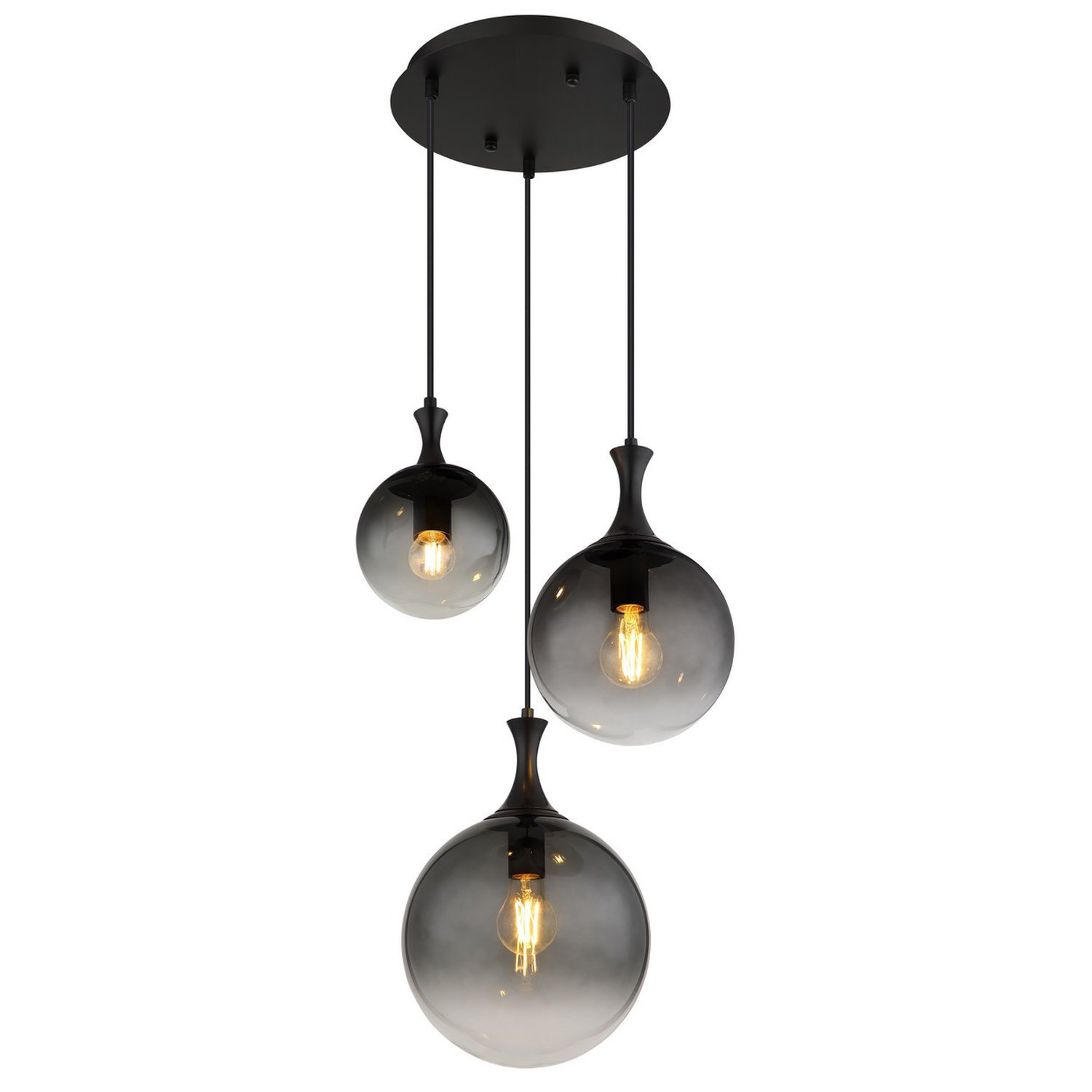 Globo Lighting Dalton Pendant Light Black