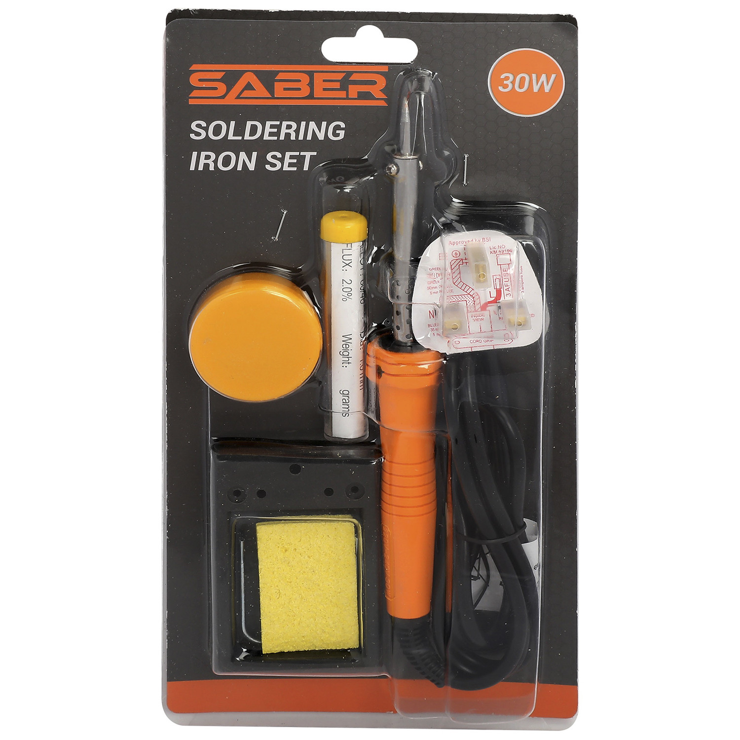 thumbnail image 2 of 30W Mains Powered Soldering Iron By Switch Electronics - UK Plug, With Stand - Perfect For Electronics DIY 2 of 6