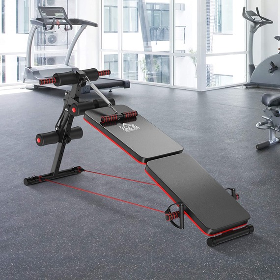 HOMCOM Foldable Sit Up Bench Foldable