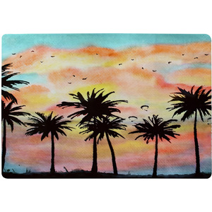 Palm Tree Sunset Rug Palm Trees At Sunset Rug