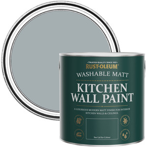 Rust-Oleum  Kitchen Wall Paint Matt  - Mineral Grey 2.5L