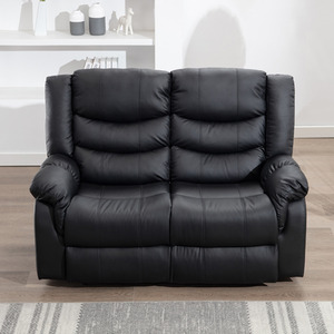 Seattle High Back Electric Bonded Leather Recliner 2 Seater Sofa