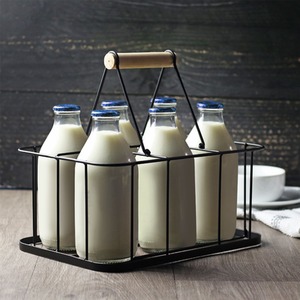 6 Milk Bottle Crate and Holder