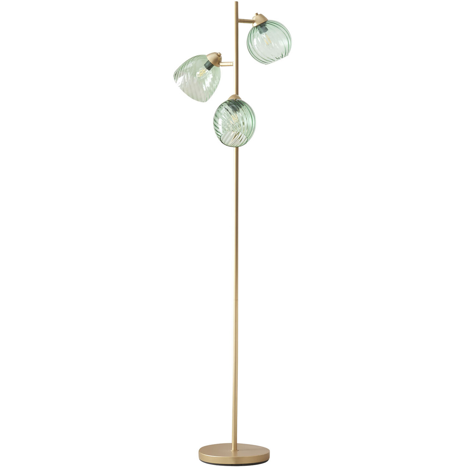 Pippa 3 Light Floor Lamp - Gold thumbnail