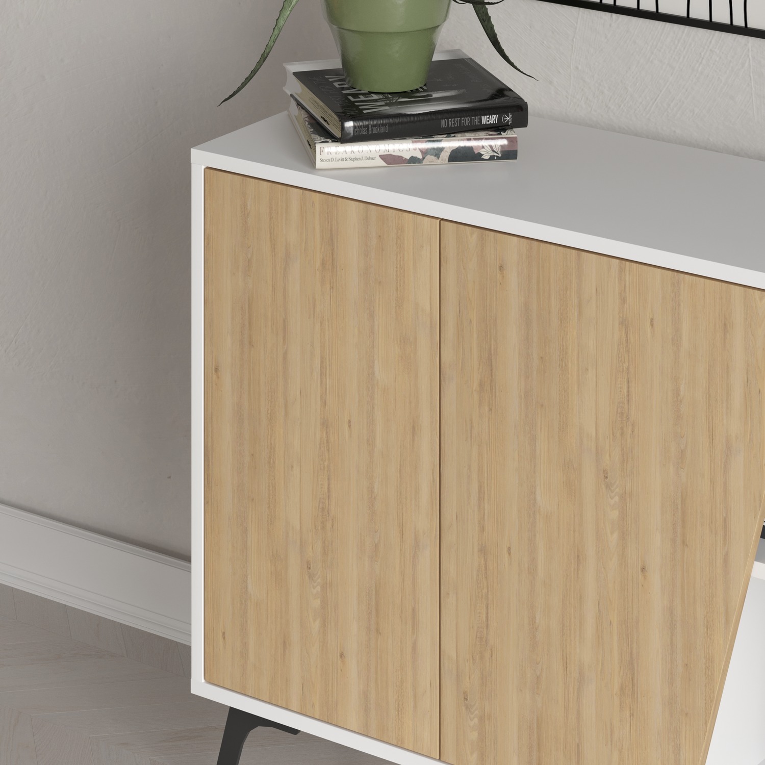 Fiona Sideboard Display Unit 150 - White