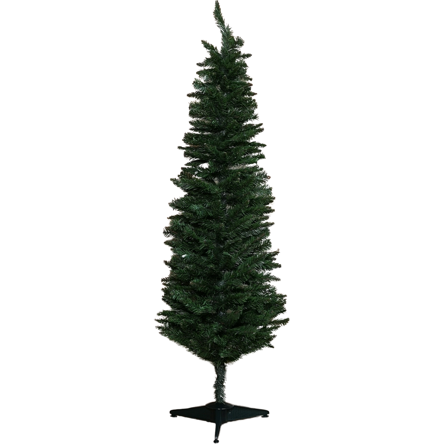 Snowtime Pencil Style Slim Christmas Tree - Green