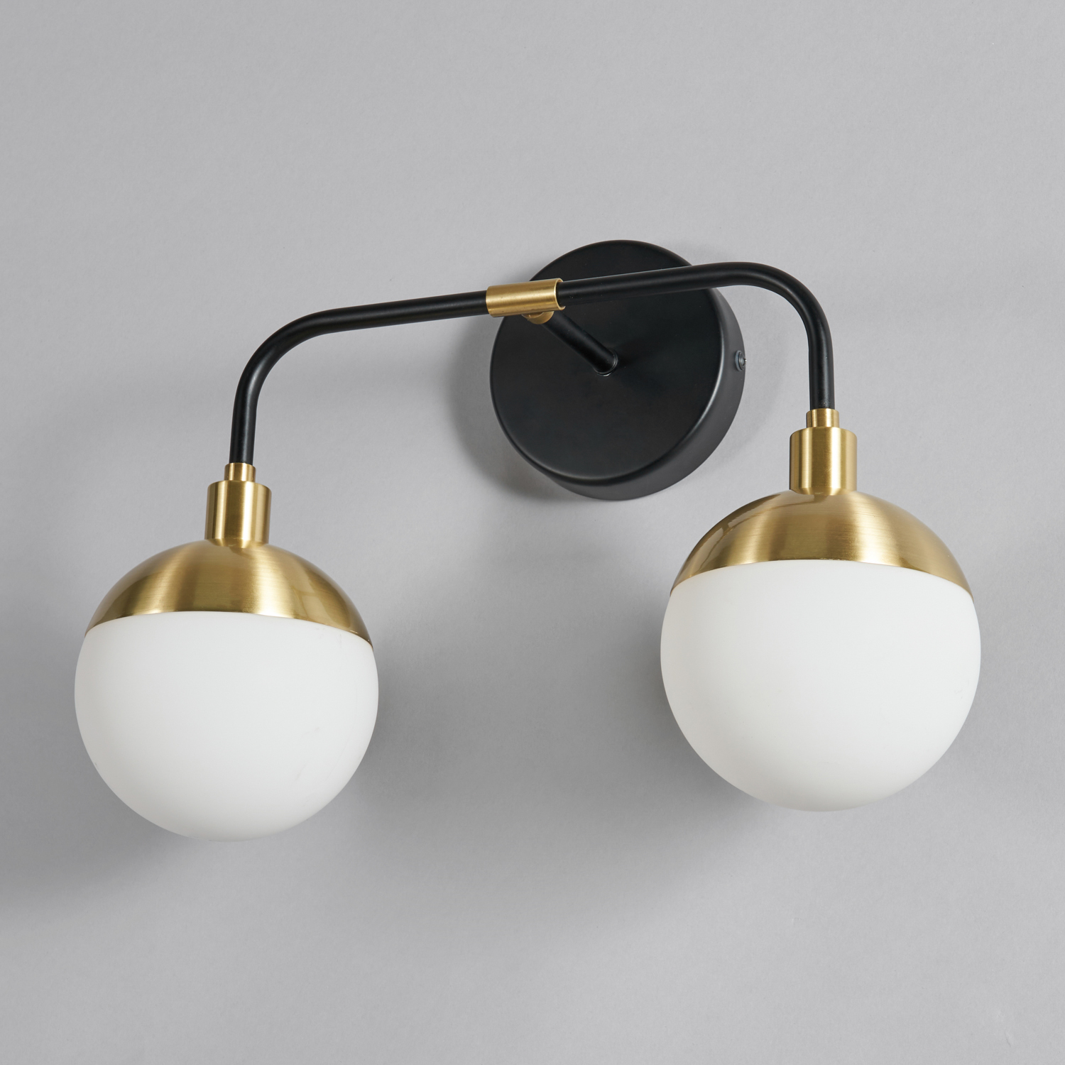 Sydney 2 Light Bathroom Wall Light - Satin Brass