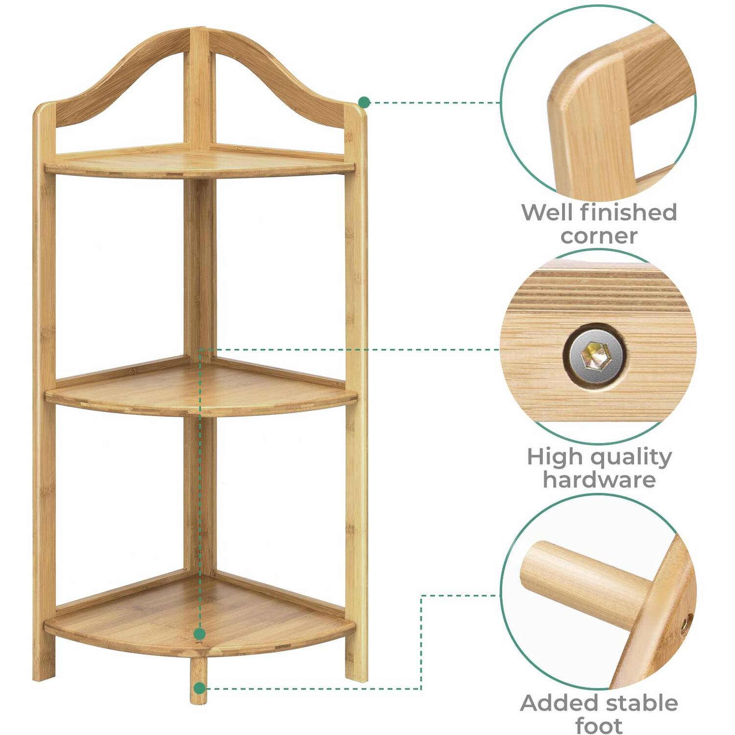 Bathroom Corner Shelf