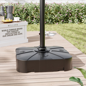 Dual-Stability Cantilever Parasol Base with Sleek Design