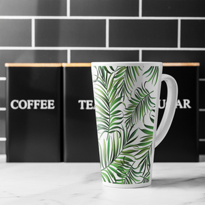 Palm Leaves Latte Mug
