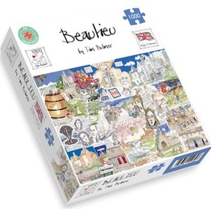 1000 Piece Jigsaw Puzzle Beaulieu New Forest in Hampshire By Tim Bulmer