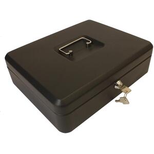 Lockable 12 Inch Metal Cash Box