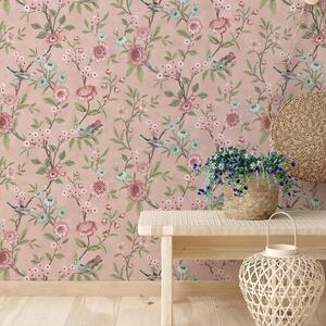 Floral Birds Wallpaper