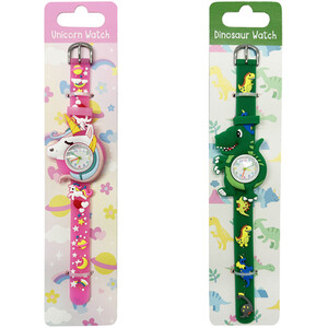 Childrens Dinosaur or Unicorn Watch