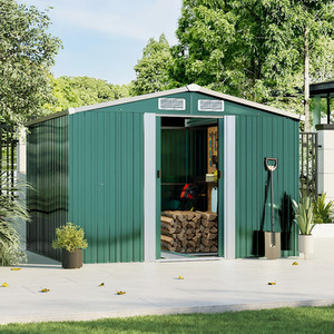 Breeins 6x8FT Metal Large Tool Storage Garden Shed