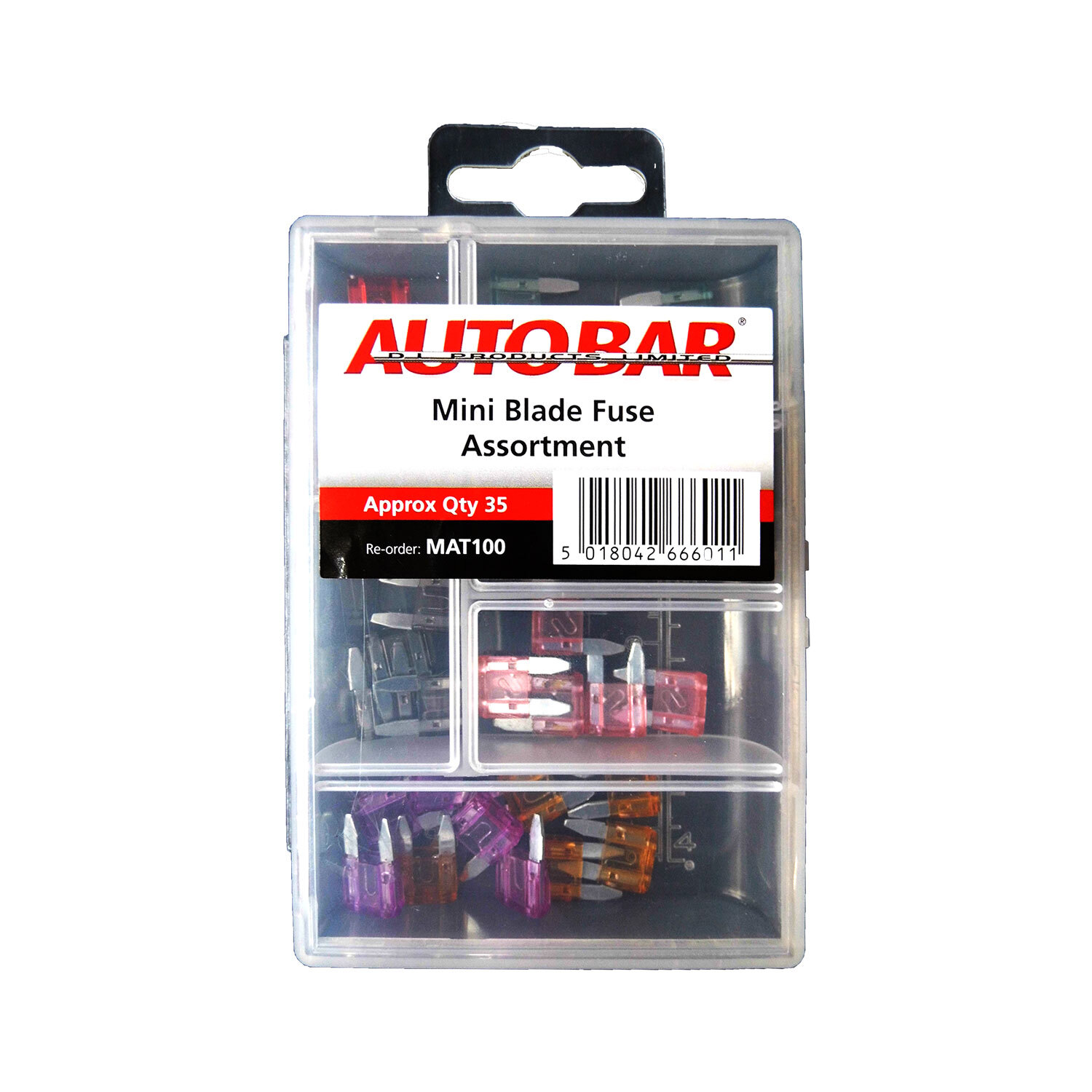 thumbnail image 2 of 120-Piece Mini Blade Fuse Assortment Kit – Auto, Car, Motorcycle, SUV – Standard Mini Fuses 2 of 6