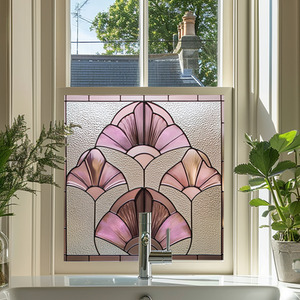Abriola Art Deco Stained Glass Window Film