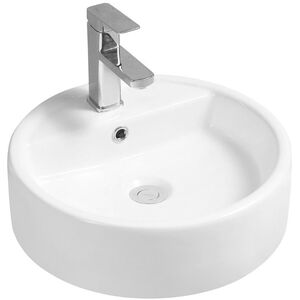 Ceramic All-in-One Thick-Edge Countertop Basin