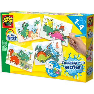 Colouring with Water - Dinos