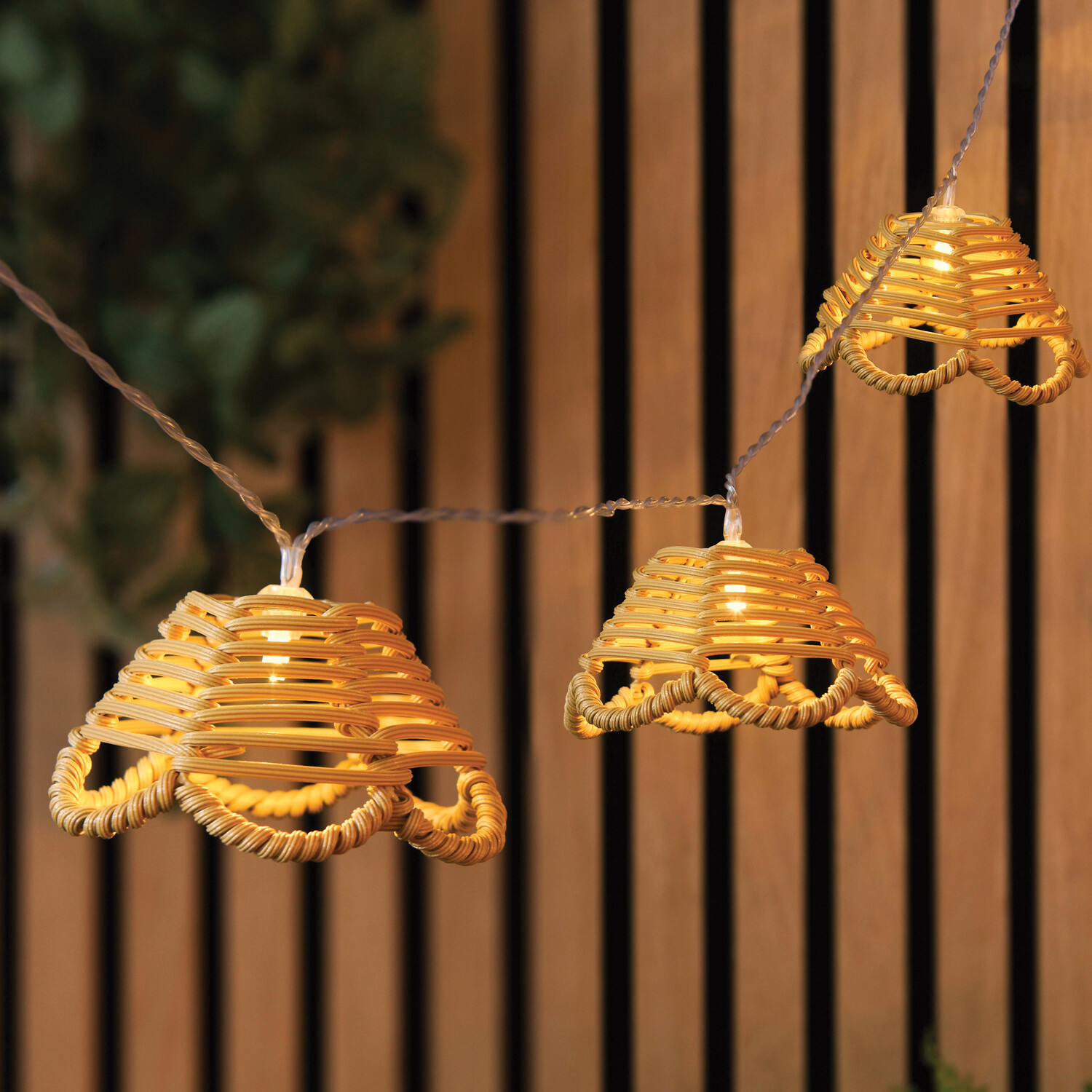 Image of 10 LED Wicker Flower Solar String&hellip;