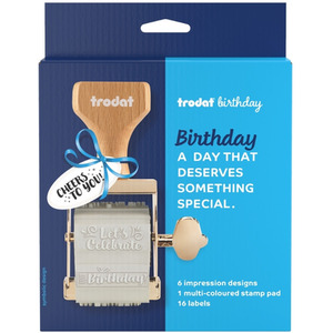 Trodat Birthday Stamp Set - Add a Personal Touch to Every Celebration