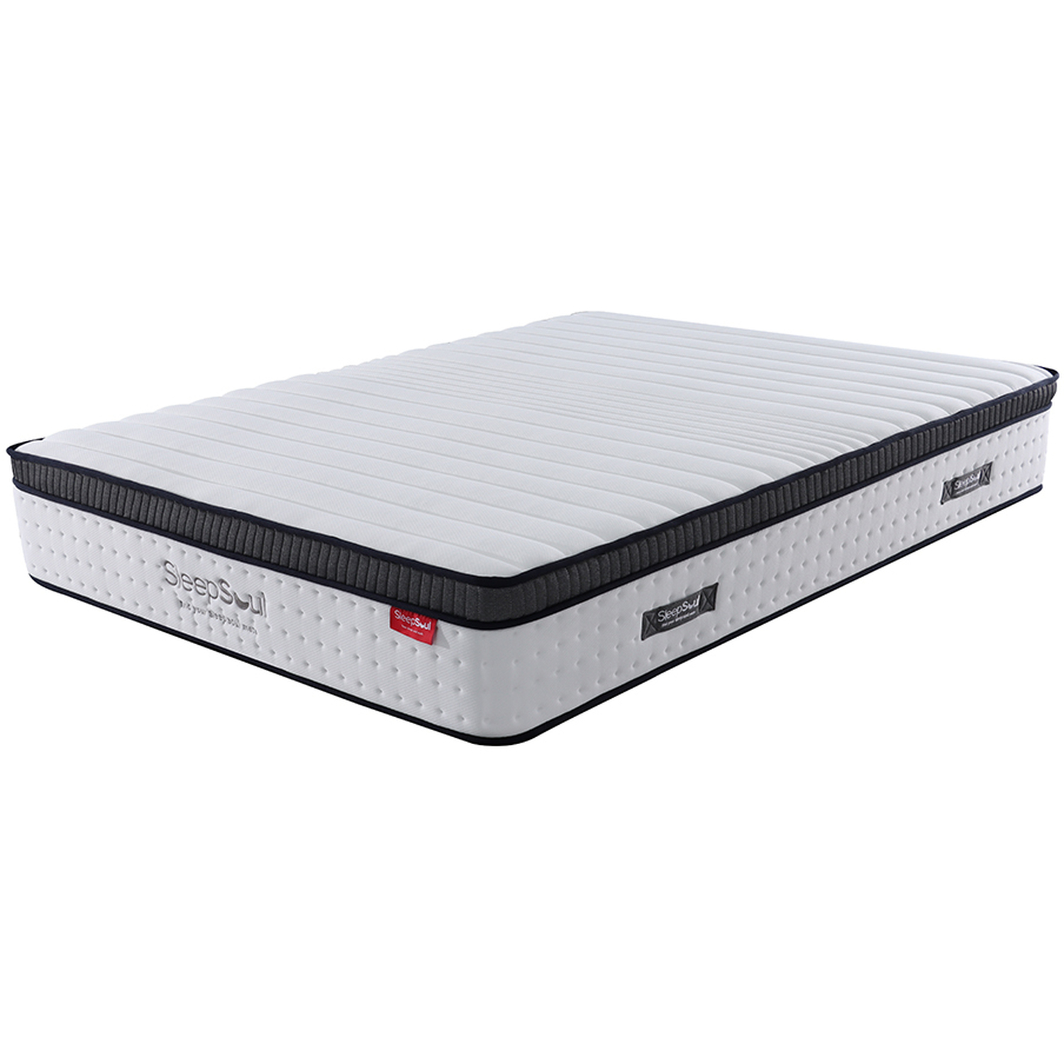 Sleepsoul Luna Posturezone 1000 Pocket Ortho Mattress - White Superking